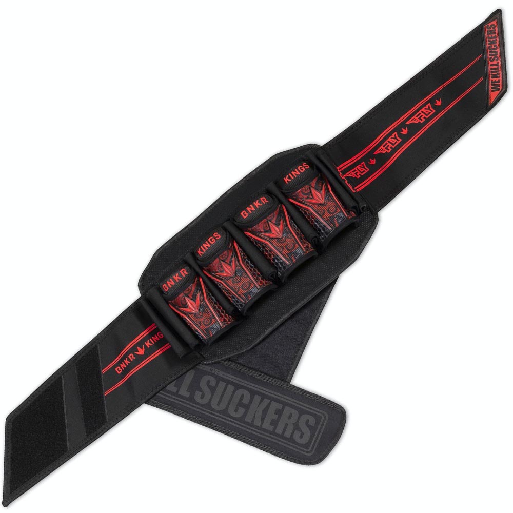Bunker Kings Fly Pack 4+7 Harness - Red Tentacles