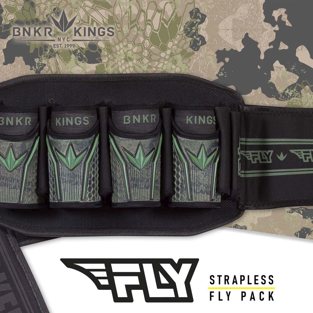 Bunker Kings Fly Pack Harness - 4 + 7 - Highlander Camo