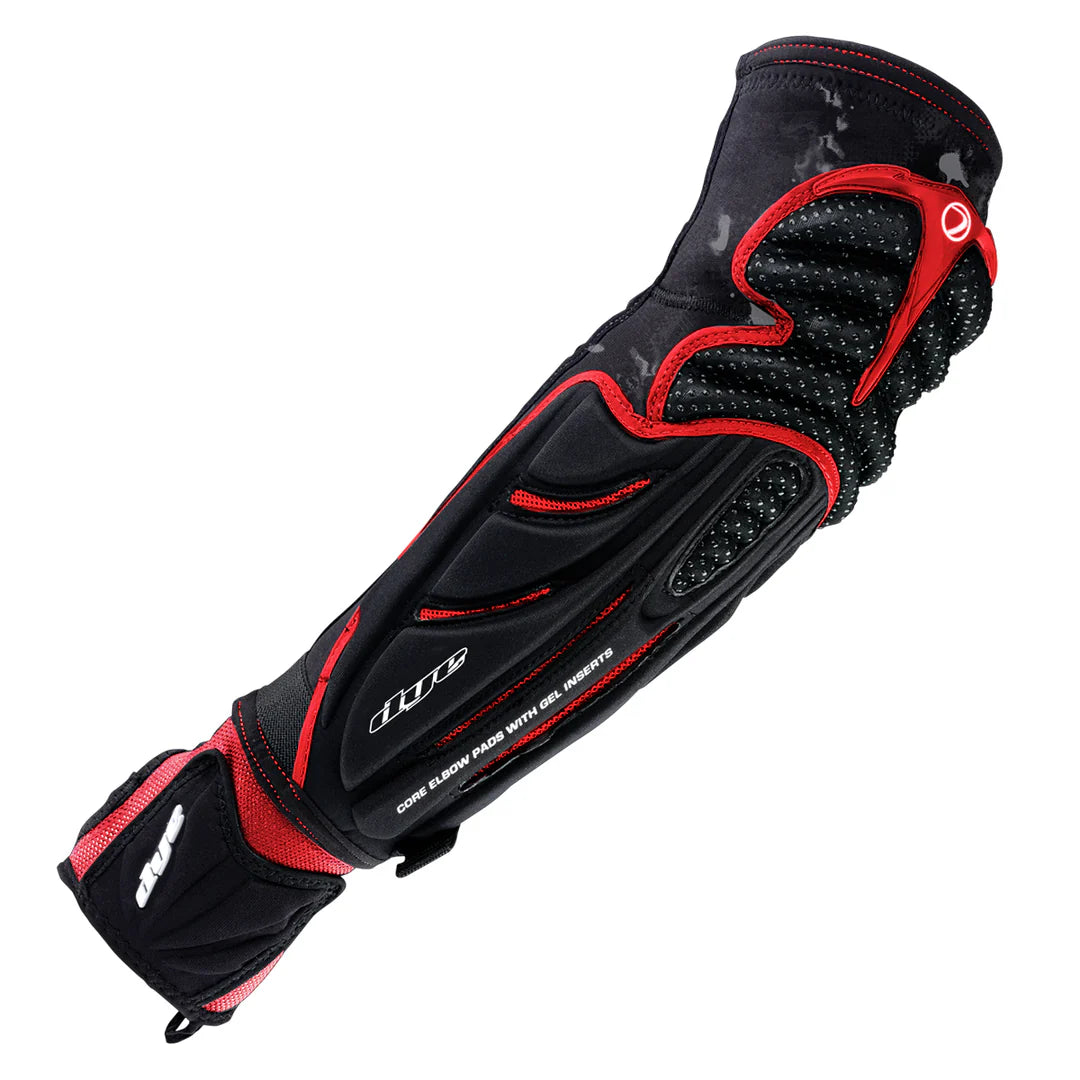 DYE Performance Elbow Pads - Dyecam Black Red