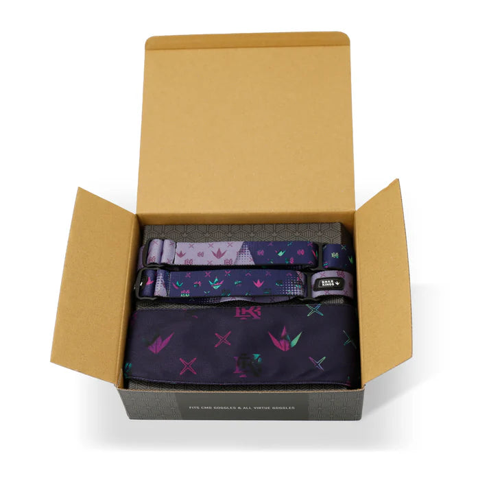 Bunker Kings - Evening Flash Coronation 4-Point Goggle Strap & Headband Pack - Limited to 100 world wide *Back Orders Available*