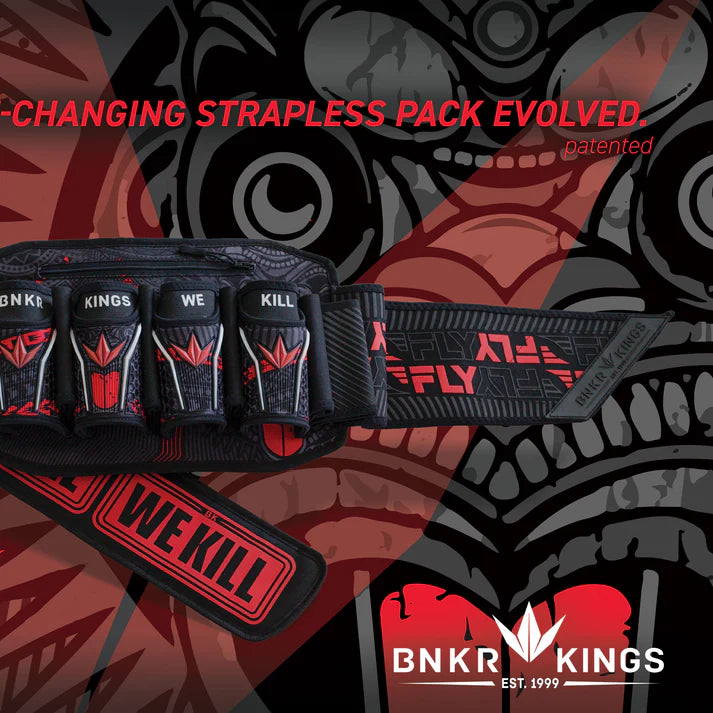 Bunkerkings Fly2 Pack Harness - 4+7 - Native Warrior *BACK ORDERS AVAILABLE*