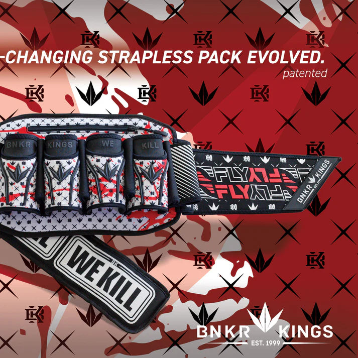 Bunkerkings Fly2 Pack Harness - 4+7 - Royal Blood *BACK ORDERS AVAILABLE*