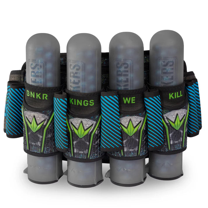 Bunkerkings Fly2 Pack Harness - 4+7 - Acid Skull (incl. 8 ESC Pods) *BACK ORDERS AVAILABLE*