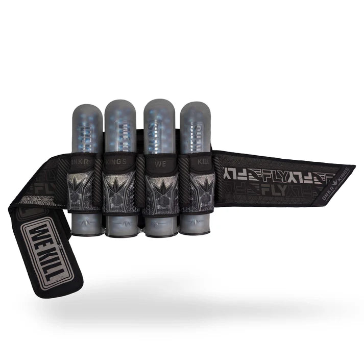 Bunkerkings Fly2 Pack Harness - 4+7 - Black Skull (incl. 8 ESC Pods) *BACK ORDERS AVAILABLE*