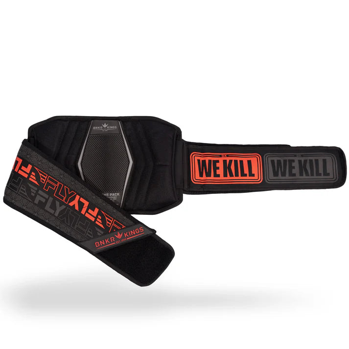 Bunkerkings Fly2 Pack Harness - 4+7 - Red Skull (incl. 8 ESC Pods) *BACK ORDERS AVAILABLE*