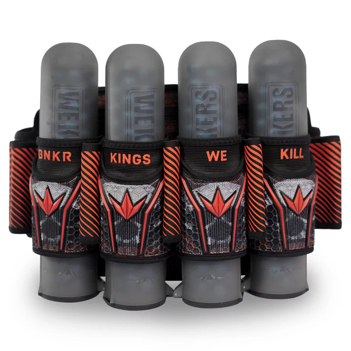 Bunkerkings Fly2 Pack Harness - 4+7 - Red Skull (incl. 8 ESC Pods) *BACK ORDERS AVAILABLE*
