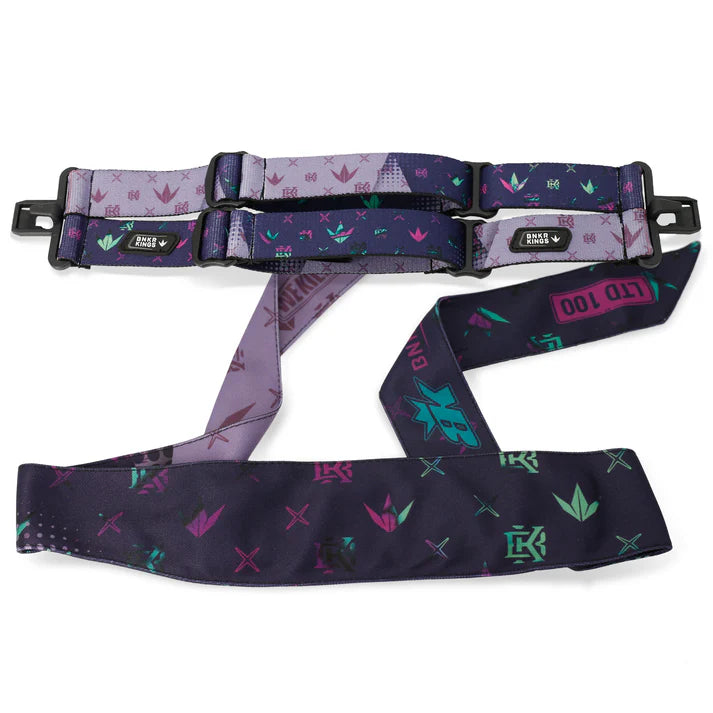 Bunker Kings - Evening Flash Coronation 4-Point Goggle Strap & Headband Pack - Limited to 100 world wide *Back Orders Available*