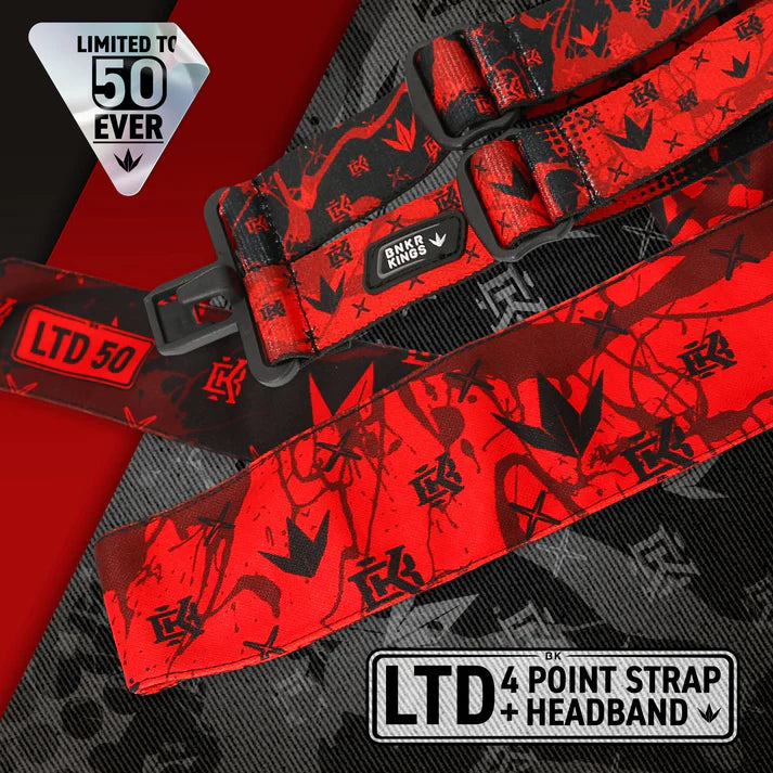 Bunker Kings Cursed Coronation 4-Point Goggle Strap & Headband Pack - Limited to 50 in the world *Back Orders Available*