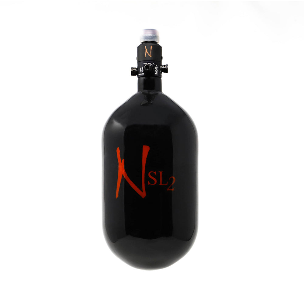 Ninja SL2 68/4500 Carbon Fiber Air Tank w Standard Regulator - Black
