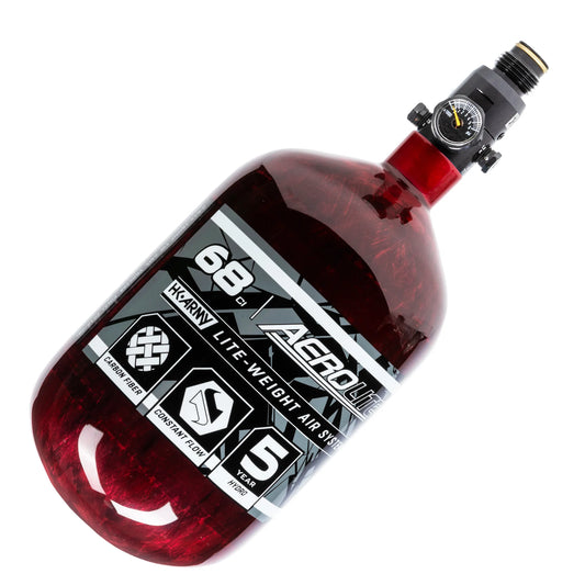 AeroLite Carbon Fiber Tank - 68ci / 4500psi - Red