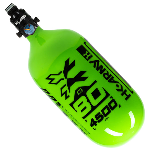 HK Army Rush - 80ci / 4500psi "EXTRA LITE" PRO REG Air System - Neon Green/Black