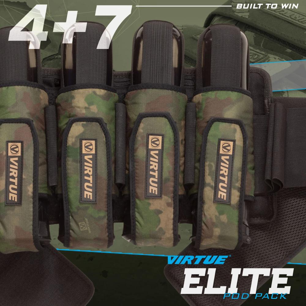 Virtue Elite Pack 4+7 - Reality Brush Camo Harness