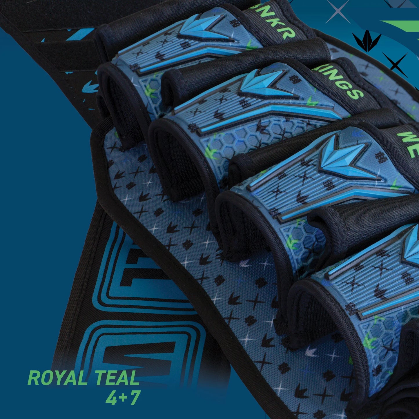 Bunker Kings Fly Pack Harness - 4 + 7 - Royal Teal