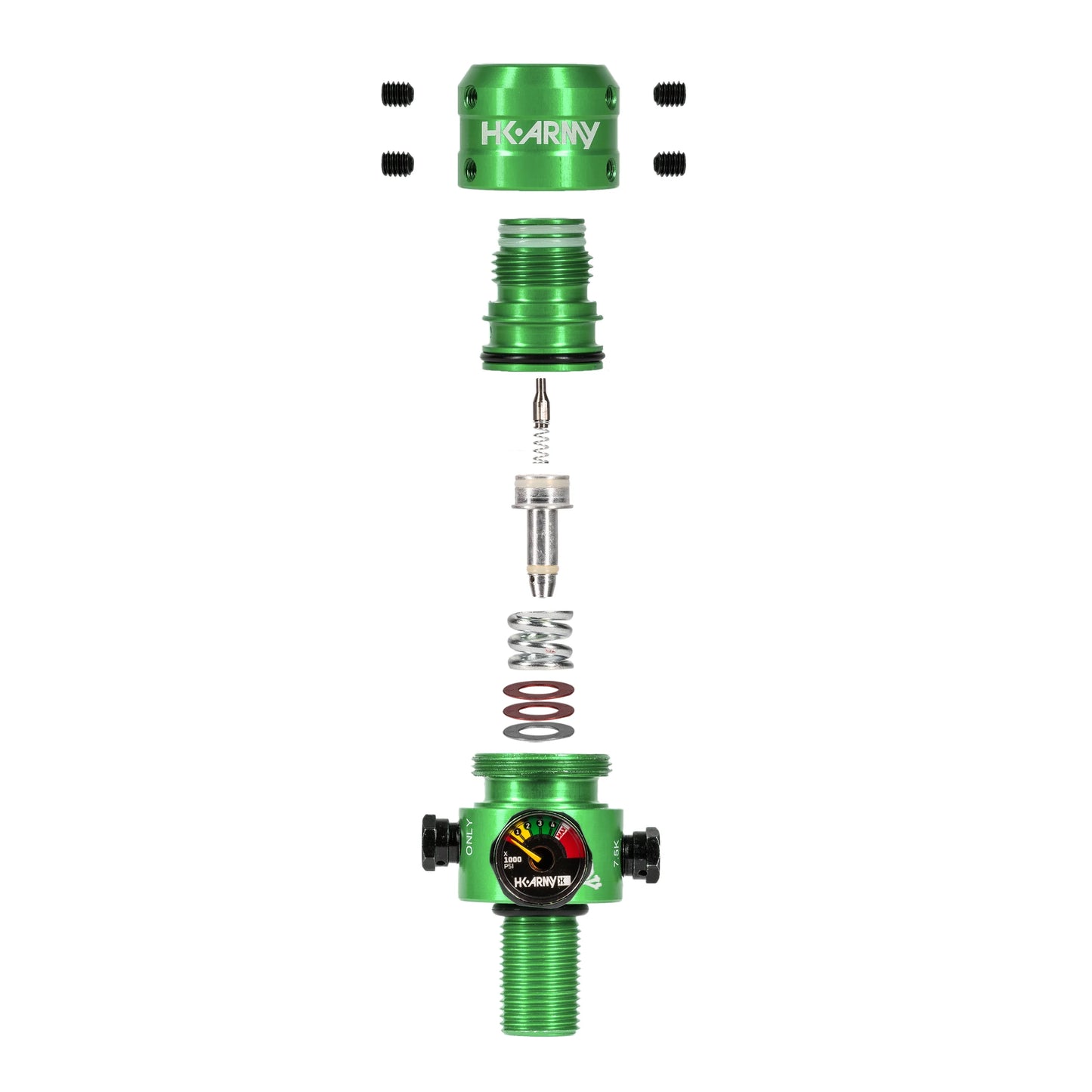 HK Army AeroLite Pro Regulator - Adjustable & Rotational - Green