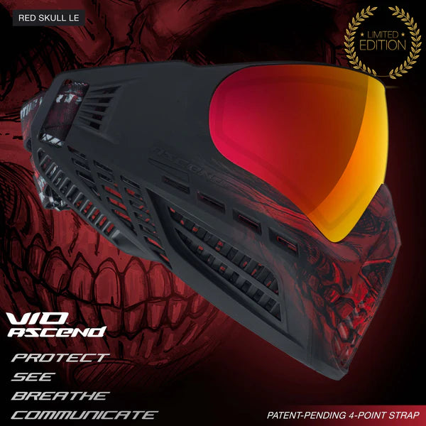 VIO Ascend Goggle - Red Skull LIMITED EDITION