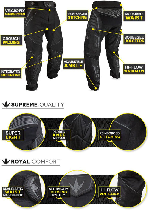 Bunker Kings - Supreme Pants V2 - Black