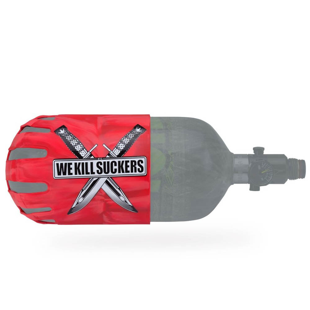 Bunker Kings - Knuckle Butt Tank Cover - WKS Knife Red