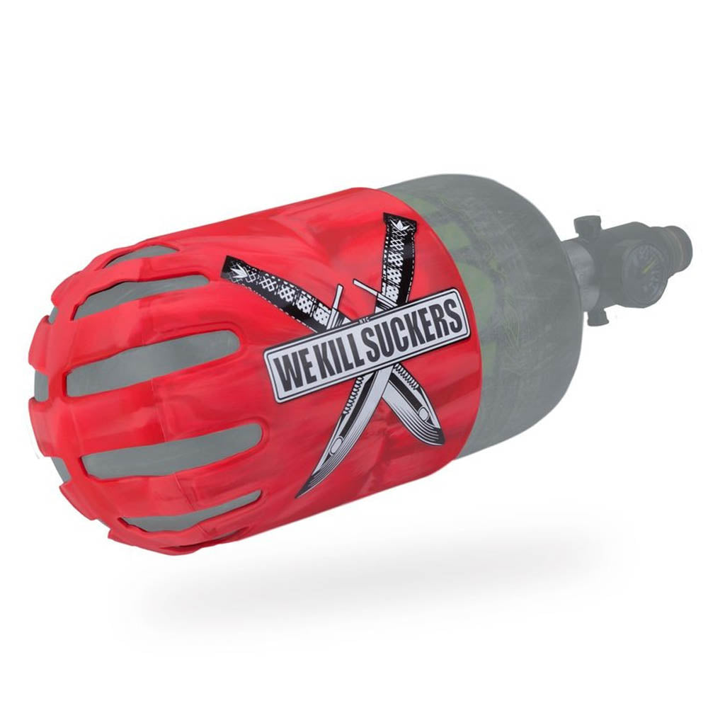 Bunker Kings - Knuckle Butt Tank Cover - WKS Knife Red