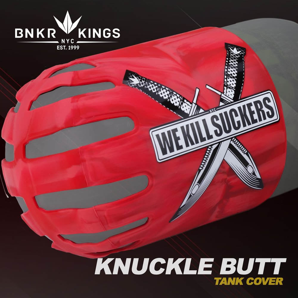 Bunker Kings - Knuckle Butt Tank Cover - WKS Knife Red