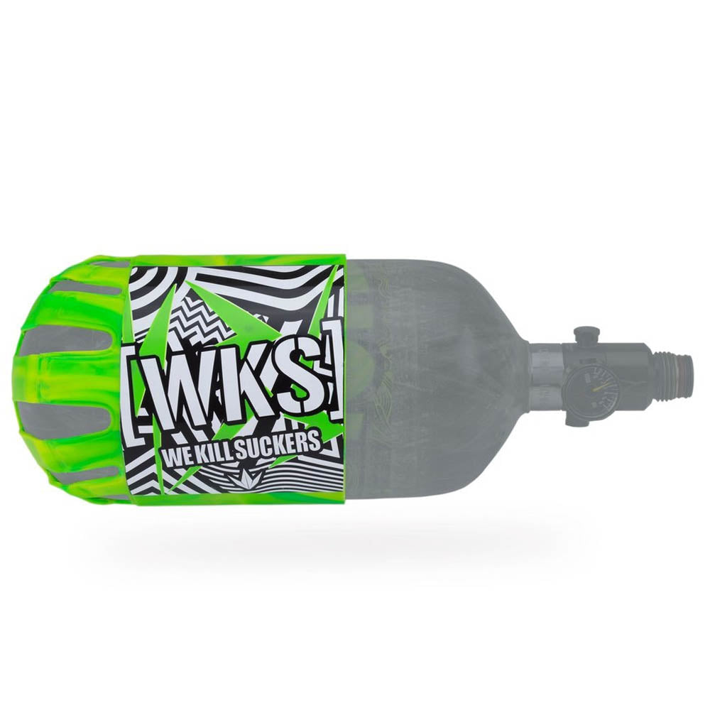 Bunker Kings - Knuckle Butt Tank Cover - WKS Shred Lime