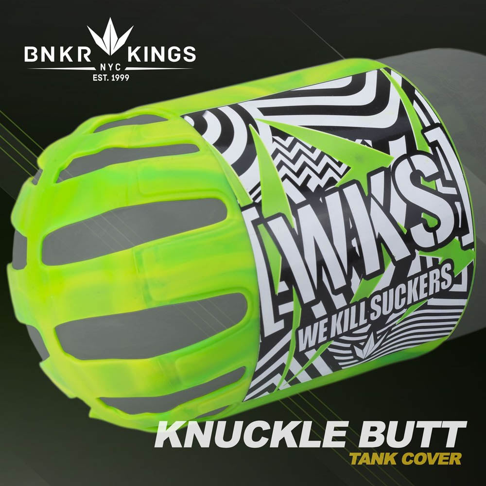 Bunker Kings - Knuckle Butt Tank Cover - WKS Shred Lime