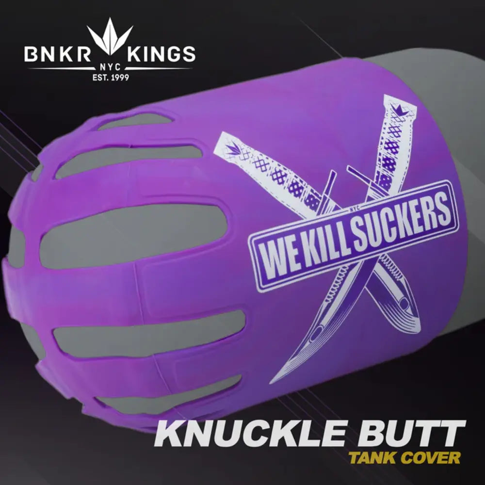 Bunkerkings - Knuckle Butt Tank Cover - WKS Knife - Purple