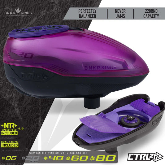 Bunkerkings CTRL2 Loader - Crystal Purple Black *BACK ORDERS AVAILABLE*