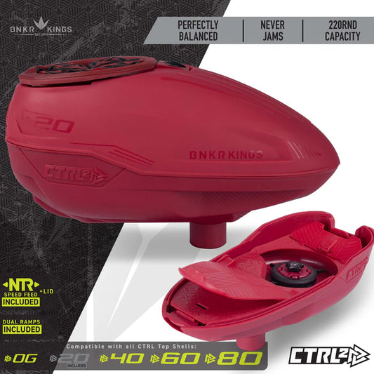 Bunkerkings CTRL2 Loader - Dark Red *BACK ORDERS AVAILABLE*