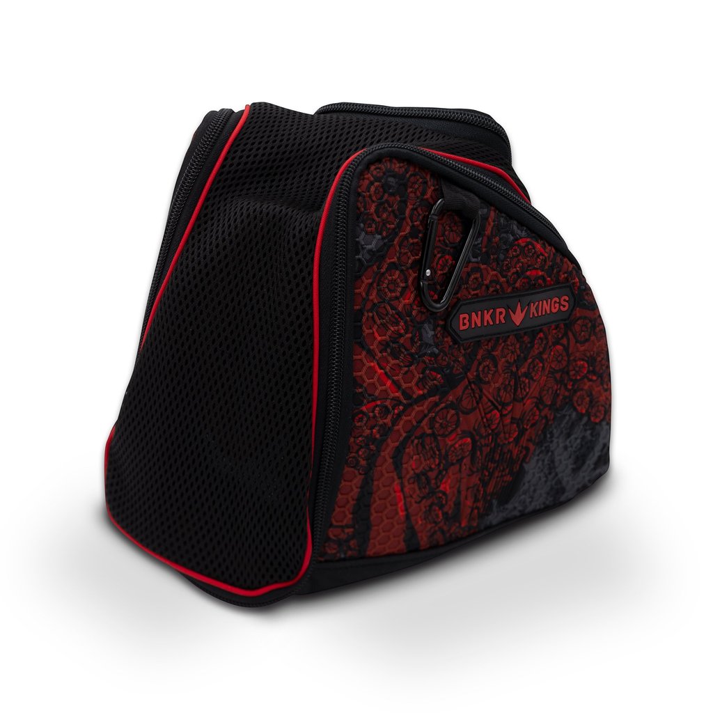 Bunkerkings Supreme Goggle Bag - Red Tentacles