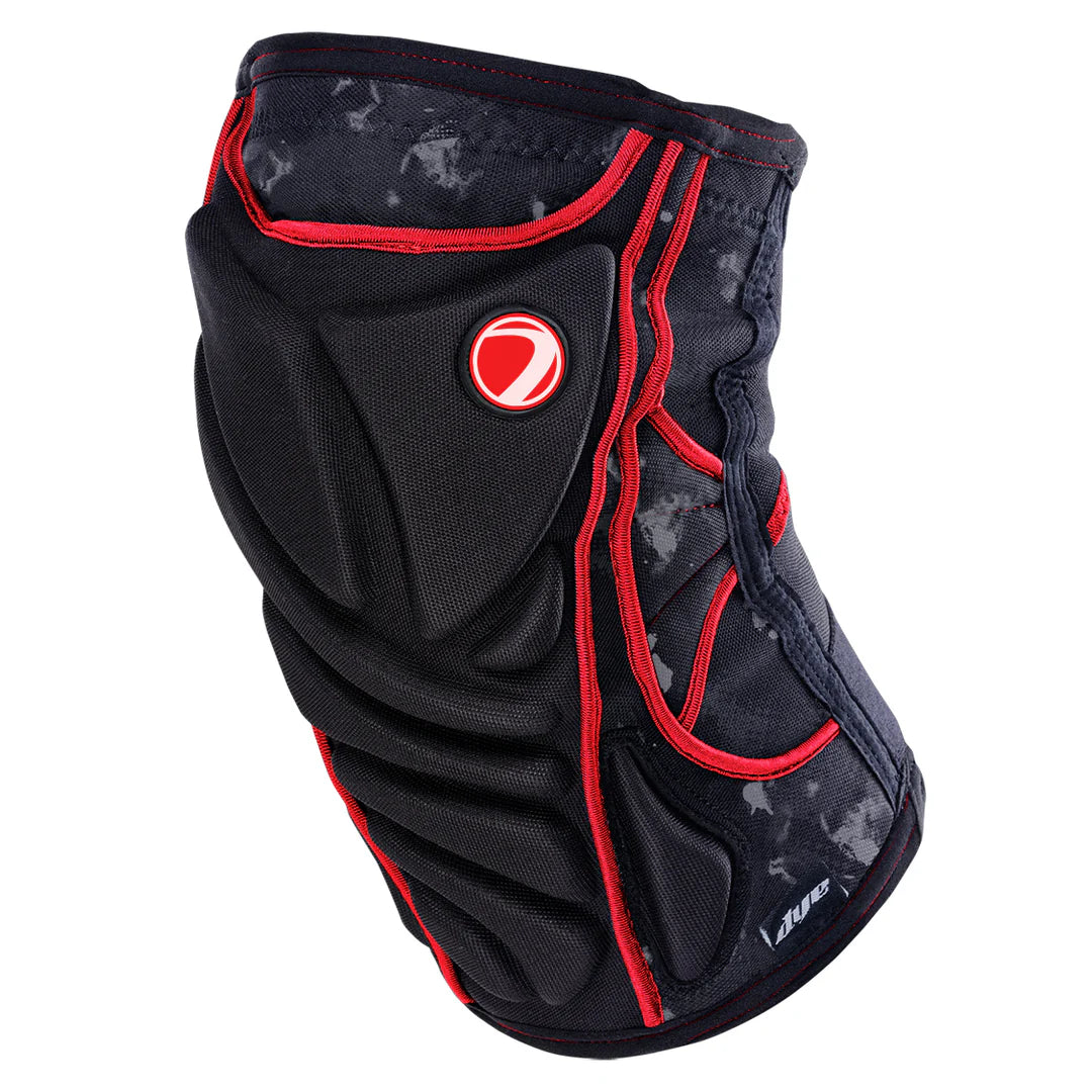 Dye Performance Knee Pads - DyeCam Black/Red