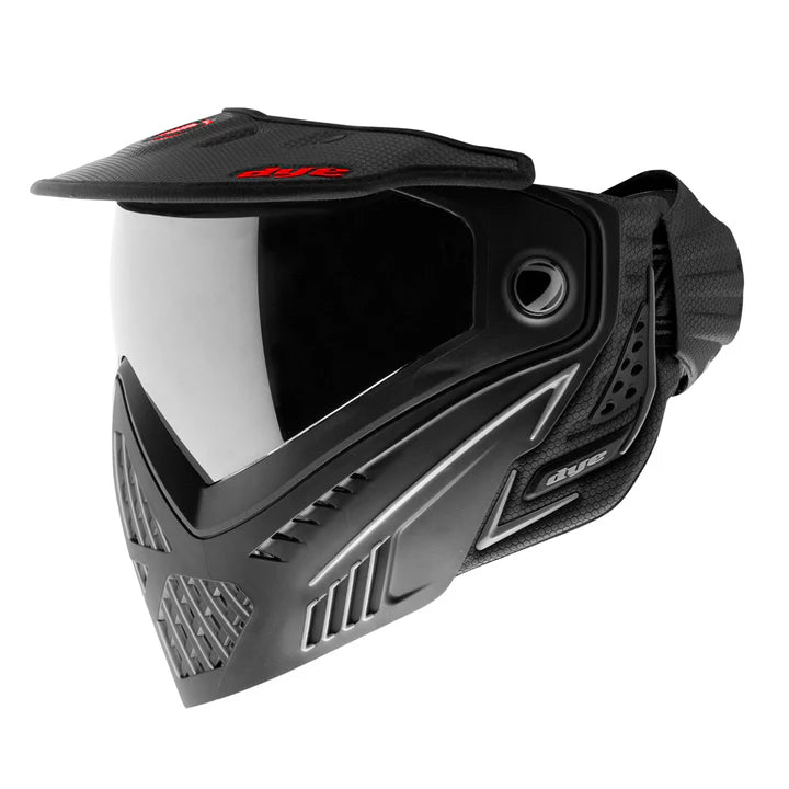 DYE i4/i5 Wing Visor - Black/Red