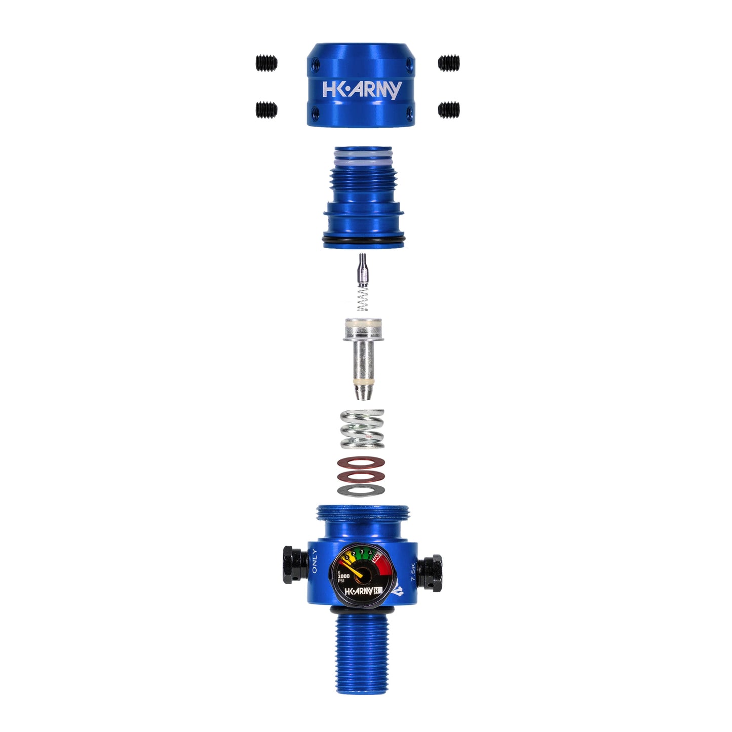 HK Army AeroLite Pro Regulator - Adjustable & Rotational - Blue