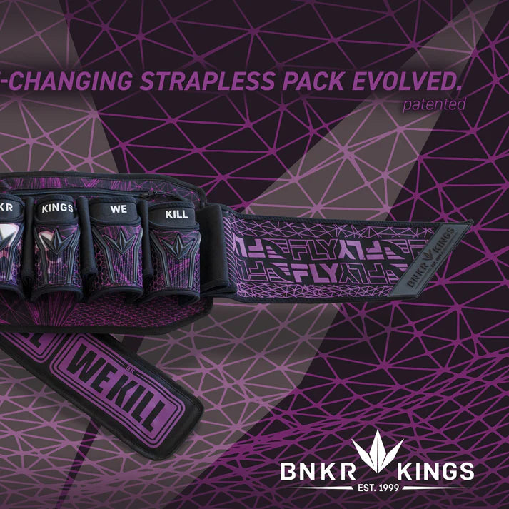 Bunker Kings Fly Pack Harness - 4 + 7 - Purple Dimension