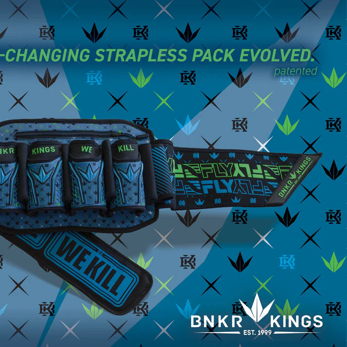 Bunker Kings Fly Pack Harness - 4 + 7 - Royal Teal
