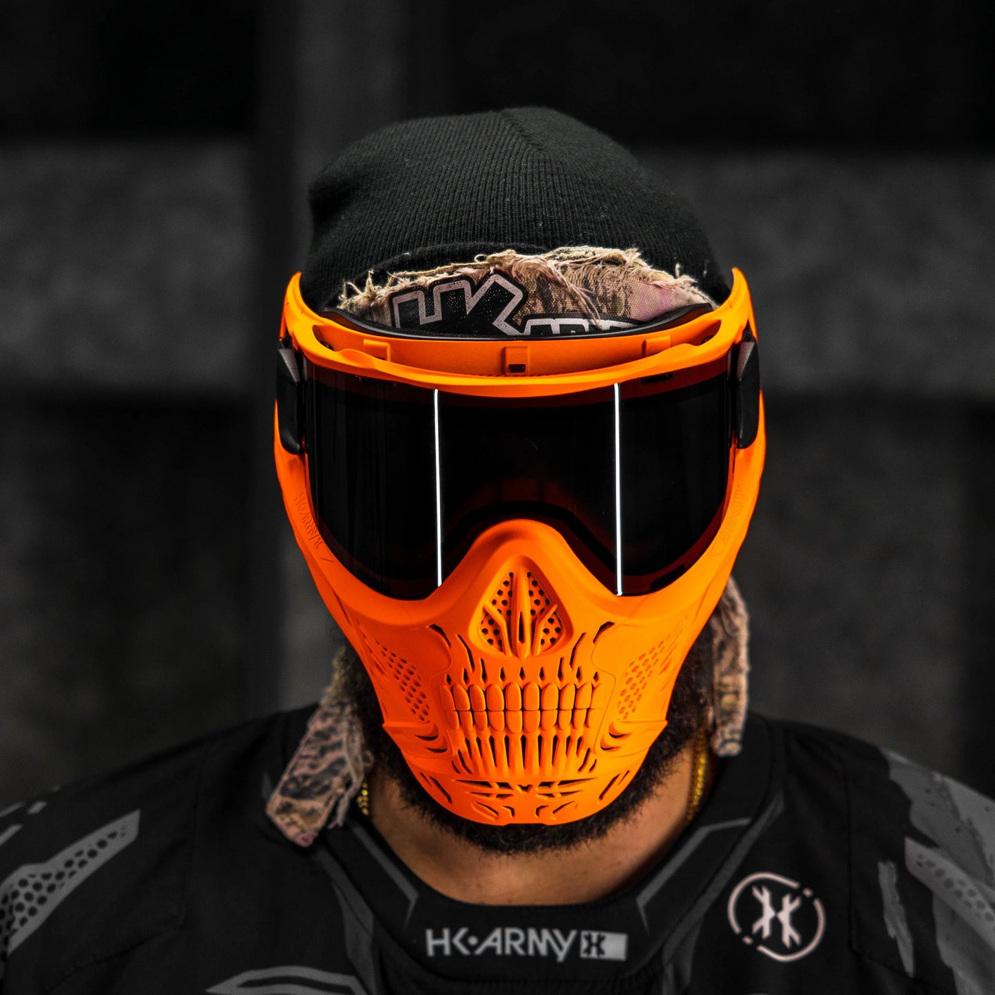 HK Army Skull Goggle - Neon Orange