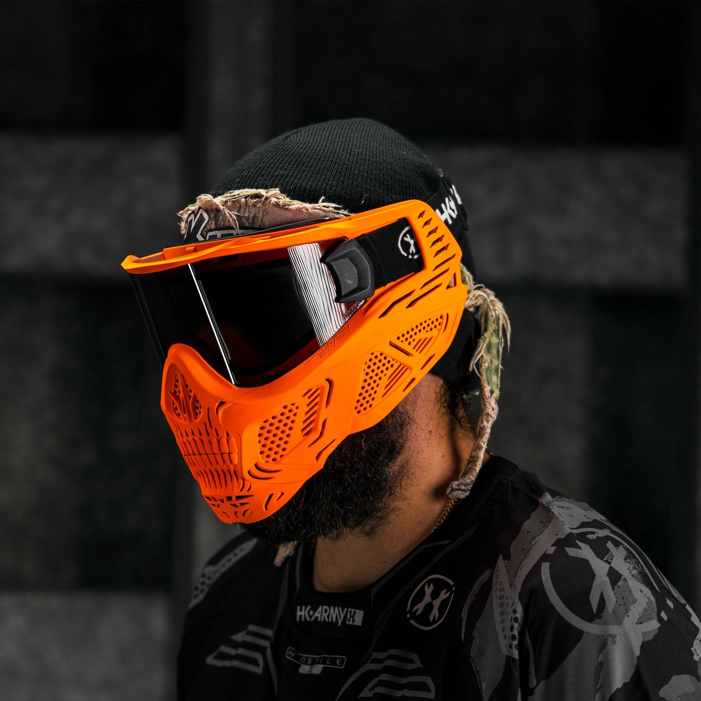 HK Army Skull Goggle - Neon Orange